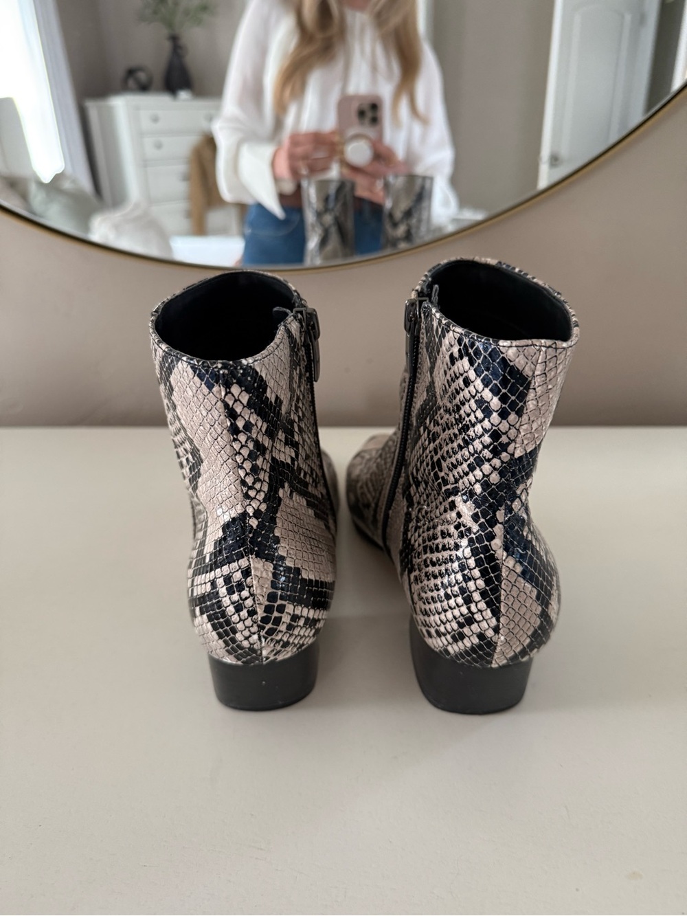 Marc Fisher Python ankle boots - Picture 3 of 7
